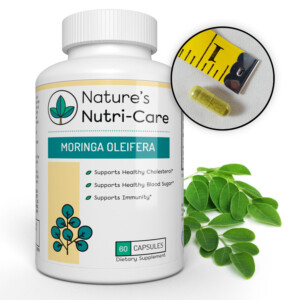 Nature's Nutri-Care Moringa Oleifera Capsules - Pure Extract - 800 mg - 60 Capsules - Complete Nutritional Support Supplement - Raw Natural Superfood