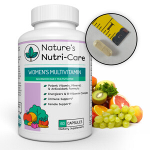 Nature's Nutri-Care Best Multivitamin for Women - 60 Capsules - Vitamins, Antioxidants, and Minerals - Complete Female Support Blend, Immune Blend, and Energy Blend - Made in USA