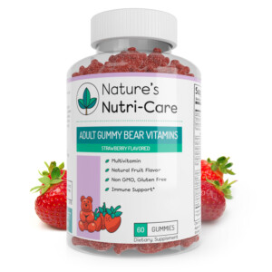 Nature's Nutri-Care Adult Gummy Bear Vitamins - Complete Multivitamin in a Sweet Bear-Shaped Gummy -Vegetarian Gummy Multivitamin - Made in USA